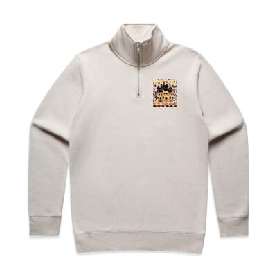 aussie spooks - Mens Stencil Half Zip Thumbnail