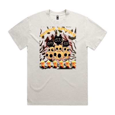 aussie spooks - Heavy Faded Tee Thumbnail