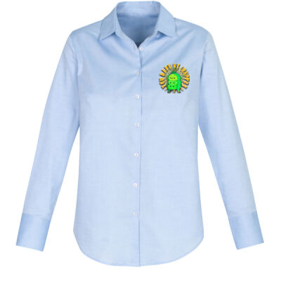  playful pea‑pod trio - Camden Womens Long Sleeve Shirt Thumbnail