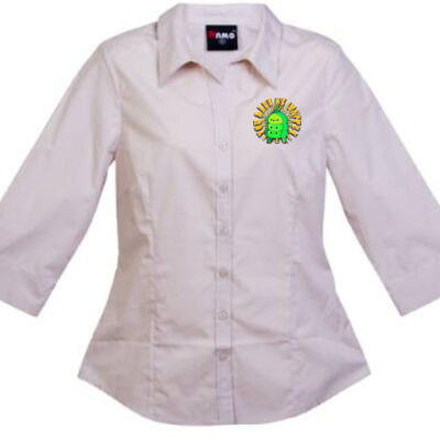  playful pea‑pod trio - Womens 3/4 Sleeve Shirts Thumbnail