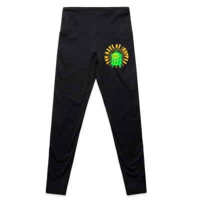  playful pea‑pod trio - Wo's Active Seamless Leggings Thumbnail
