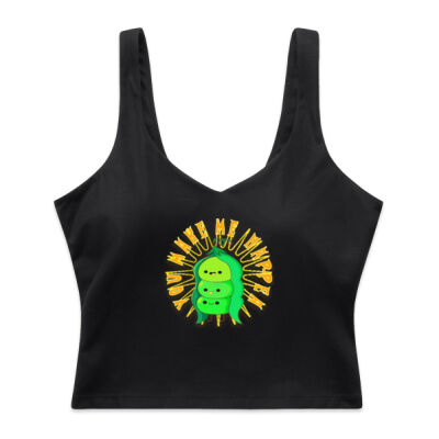  playful pea‑pod trio - Wo's Active Bra Tank Thumbnail