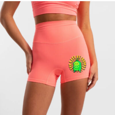  playful pea‑pod trio - Hi-Rise Short 2.0 - Bright Pink Thumbnail