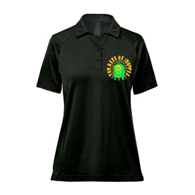  playful pea‑pod trio - Women's Oasis Polo Thumbnail