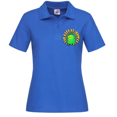  playful pea‑pod trio - Women's Heavyweight Polo Thumbnail