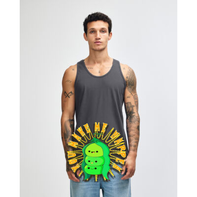  playful pea‑pod trio - Fine Jersey Unisex Tank Thumbnail
