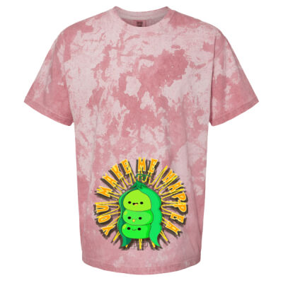  playful pea‑pod trio - Heavyweight Color Blast Adult Short Sleeve T-Shirt Thumbnail