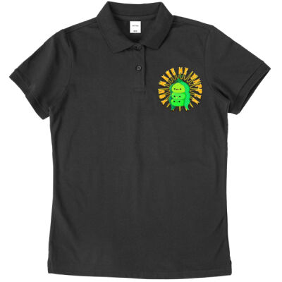  playful pea‑pod trio - Classic Ladies Polo Thumbnail