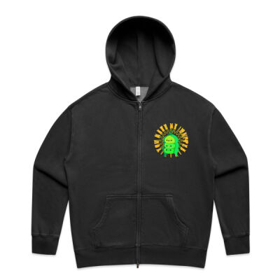  playful pea‑pod trio - Wo's Relax Faded Zip Hood Thumbnail