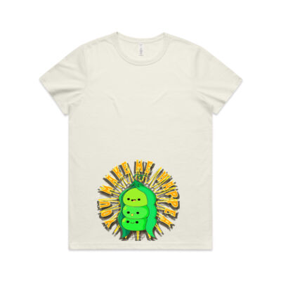  playful pea‑pod trio - Wo's Maple Active Blend Tee Thumbnail
