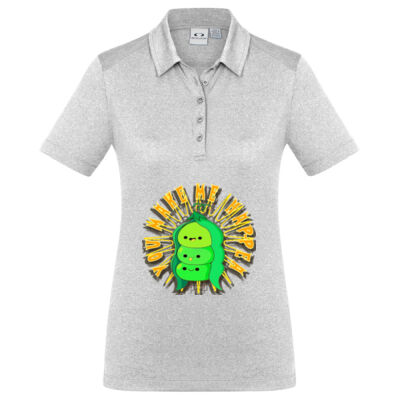  playful pea‑pod trio - Womens Aero Short Sleeve Polo Thumbnail