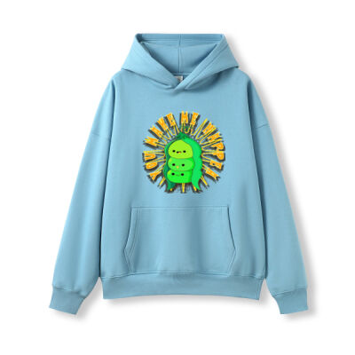  playful pea‑pod trio - Adult's Easy Fit Oversize Hoodies Thumbnail
