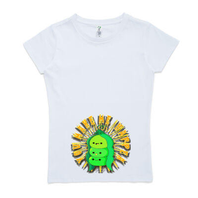 playful pea‑pod trio - Ladies' Earth Care Tees Thumbnail