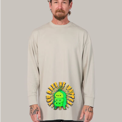 playful pea‑pod trio - Long Sleeve Tee - UNISEX Thumbnail