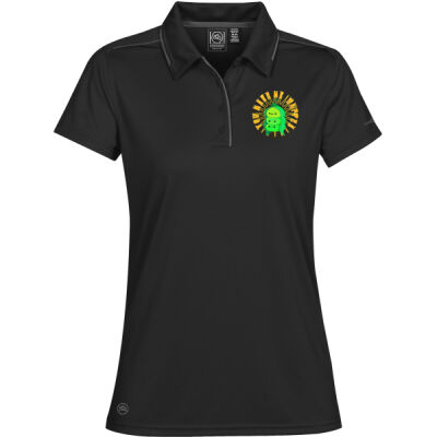  playful pea‑pod trio - Women's Inertia Sport Polo Thumbnail