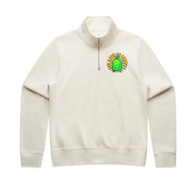  playful pea‑pod trio - Wo's Stencil Half Zip Thumbnail