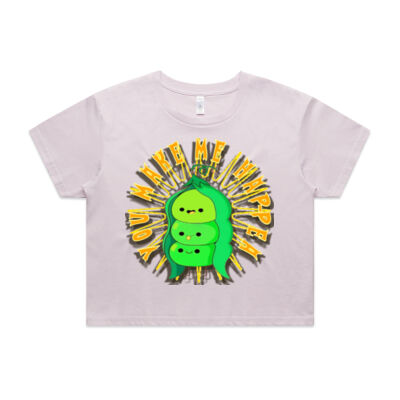  playful pea‑pod trio -  Crop Tee Thumbnail