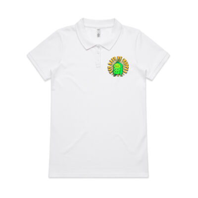  playful pea‑pod trio - Wo's Pique Polo Thumbnail