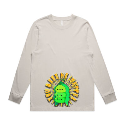  playful pea‑pod trio - Wo's Heavy Faded L/S Tee Thumbnail