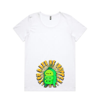  playful pea‑pod trio - Wo's Maple Scoop Tee Thumbnail