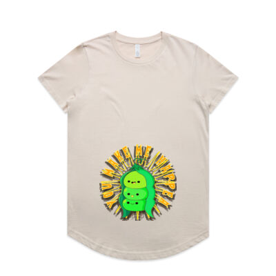  playful pea‑pod trio - Wo's Maple Curve Tee Thumbnail
