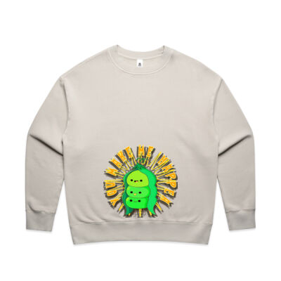  playful pea‑pod trio - Wo's Relax Faded Crew Thumbnail