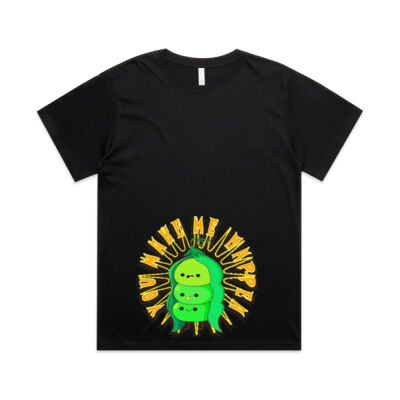  playful pea‑pod trio - Wo's Martina Boyfriend Tee Thumbnail