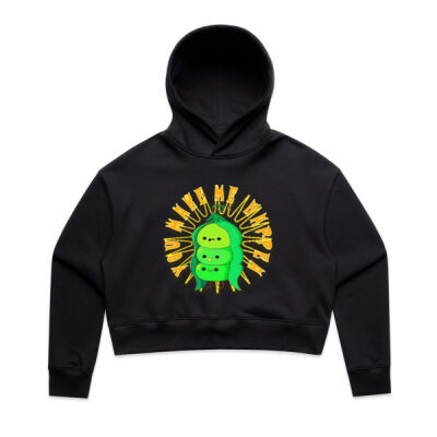  playful pea‑pod trio - Wo's Relax Crop Hood Thumbnail