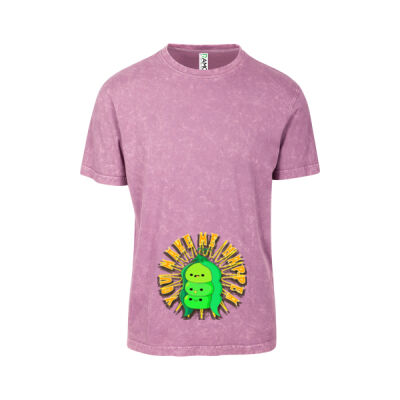  playful pea‑pod trio - Men's / Unisex Stone Wash T-shirt Thumbnail