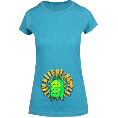  playful pea‑pod trio - Womens Greatness Athletic T-shirt Thumbnail