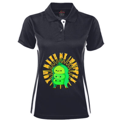  playful pea‑pod trio - Podium Ladies Cool Polo Thumbnail