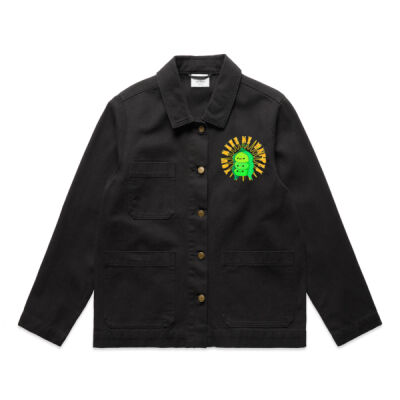 playful pea‑pod trio - Wo's Canvas Chore Jacket Thumbnail