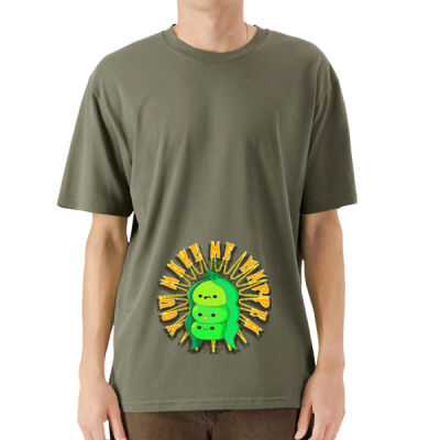  playful pea‑pod trio - Sueded Unisex Crewneck T-Shirt Thumbnail