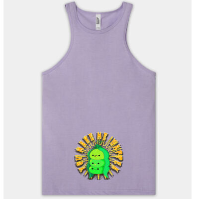  playful pea‑pod trio - Women's Racerneck CVC Tank Thumbnail