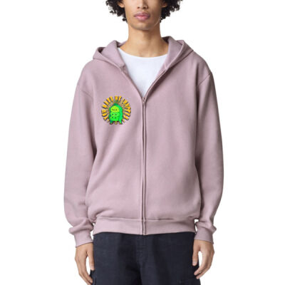  playful pea‑pod trio - Classic-Fit Full Zip-up Hoodie Thumbnail