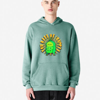  playful pea‑pod trio - ReFlex Fleece Unisex Pullover Hoodie Thumbnail