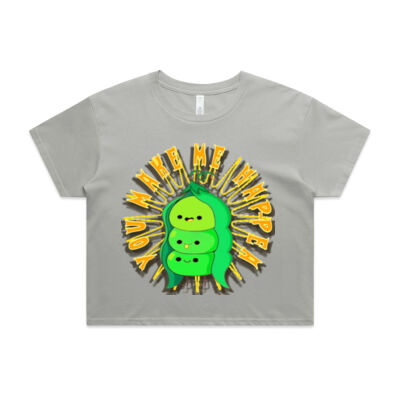  playful pea‑pod trio - BYO (Bring Your Own) - Crop Tee Thumbnail