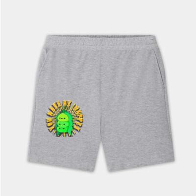  playful pea‑pod trio - Pique Unisex Gym Shorts Thumbnail