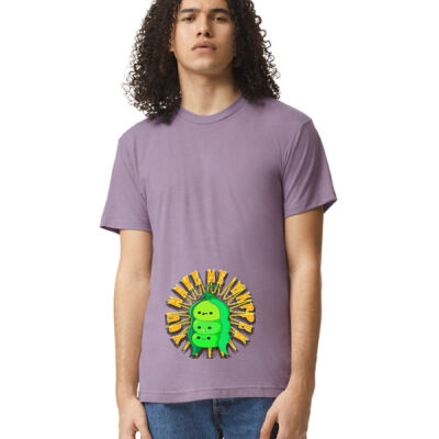  playful pea‑pod trio - Tri-Blend Unisex Track T-Shirt Thumbnail