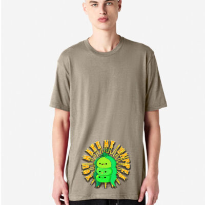  playful pea‑pod trio - CVC Unisex T-Shirt Thumbnail