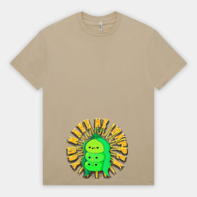  playful pea‑pod trio -  Heavyweight Cotton Unisex T-Shirt Thumbnail