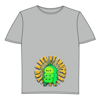  playful pea‑pod trio - Fine Jersey Unisex T-Shirt Thumbnail