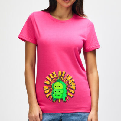  playful pea‑pod trio -  Women's Midweight Semi-Fitted T-Shirt Thumbnail