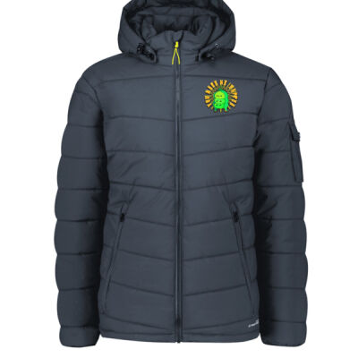  playful pea‑pod trio - Unisex Streetworx Hooded Puffer Jacket Thumbnail