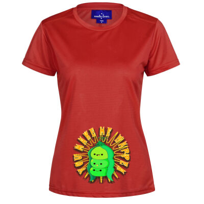  playful pea‑pod trio - Rapidcool Ultra Light Tee Shirt Ladies Thumbnail