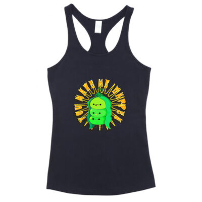 playful pea‑pod trio - T-back Singlet Thumbnail