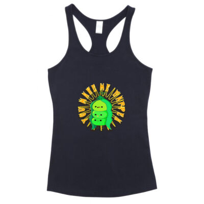  playful pea‑pod trio - Kids T-back Singlet Thumbnail