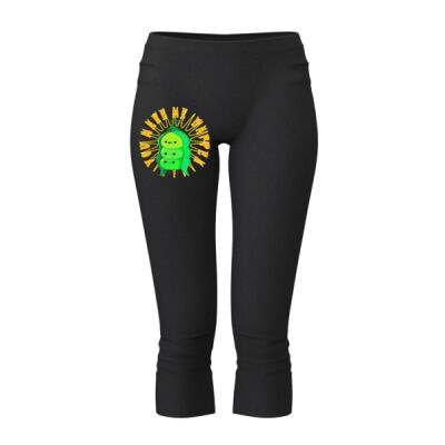  playful pea‑pod trio - Ladies 3/4 Leggings Thumbnail
