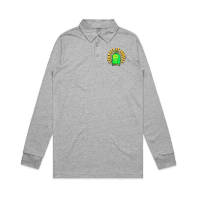  playful pea‑pod trio - Long Sleeve Chad Polo Thumbnail