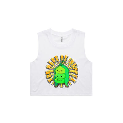  playful pea‑pod trio - Crop Tank Thumbnail